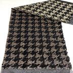 Geometric 5mm Rolled Sequin Embroidery Fabric