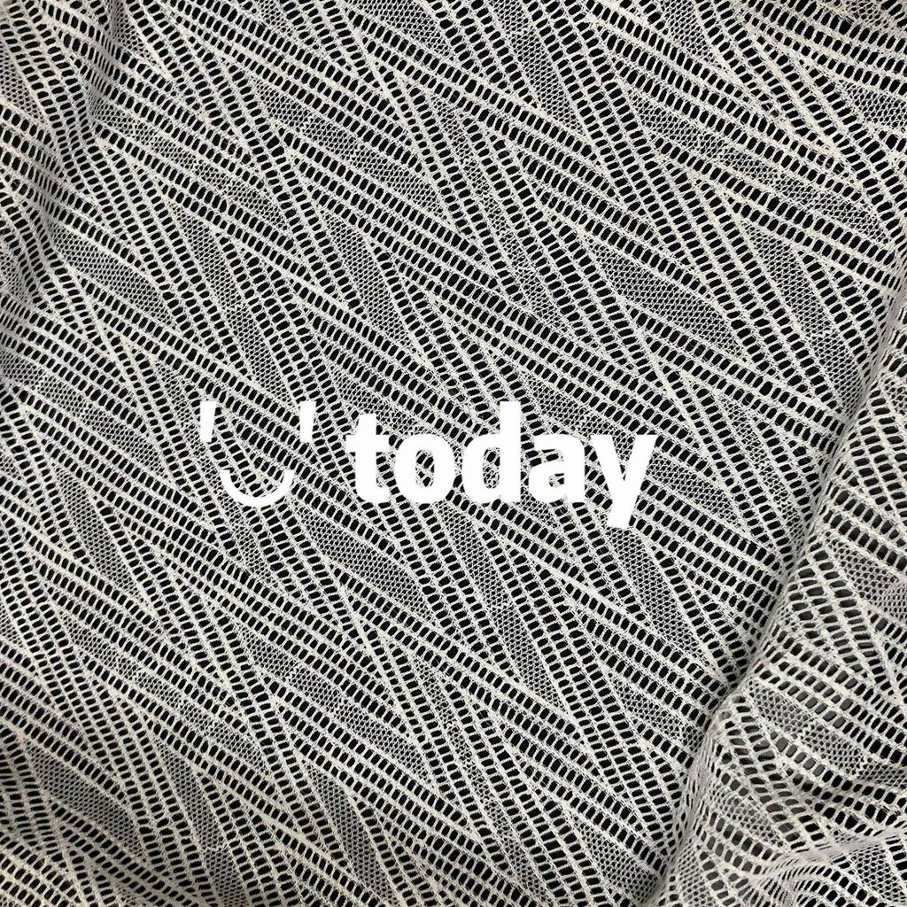 Geometric Stretch Nylon Lace Fabric — fabric photo 3