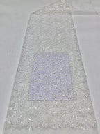 Irregular Mesh Laser Floral Bead and Sequin Fabric — fabric photo 6