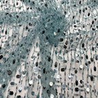 Sequin Embroidered Bridal Fabric – Design 60767 — fabric photo 4