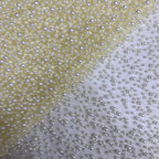 Bubble-Bead Embroidered Bridal Fabric — fabric photo 3