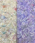 Bugle Bead with Crystal Sequin Embroidered Fabric — fabric photo 4