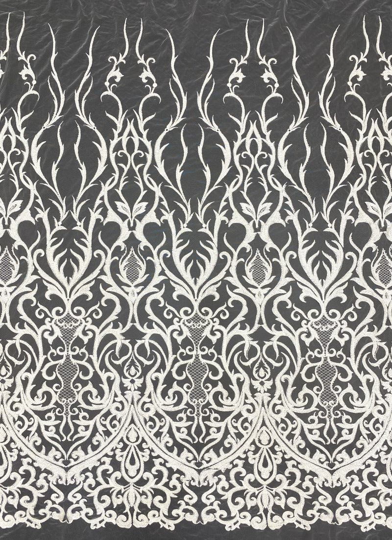 Beaded Sequin Embroidery Fabric for Bridal & Evening Wear — fabric photo 6