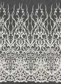 Beaded Sequin Embroidery Fabric for Bridal & Evening Wear