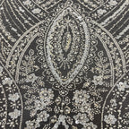 Four-Bead Raised-Bead and Sequin Embroidered Fabric — fabric photo 3