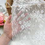 Stretch Nylon-Spandex Lace Trim 24 cm — fabric photo 2
