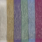 Multicolor Willow Leaf Bead & Crystal Sequin Fabric — fabric photo 4