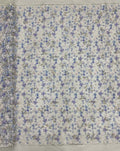 Floral Printed Bead Sequin Embroidery Fabric — fabric photo 6