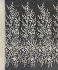 Botanical Sequin & Bugle-Bead Embroidered Bridal Fabric – Design 90207 — fabric photo 6