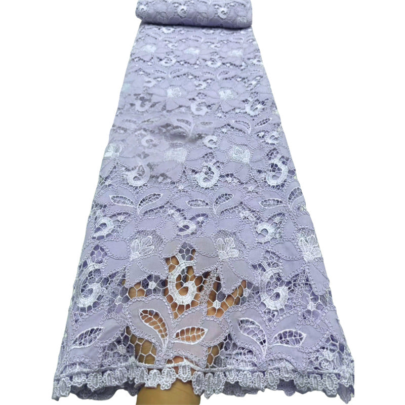 Allover Embroidered Guipure Lace Fabric — fabric photo 5