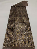 Stretch Sequin Embroidered Stretch Mesh Fabric – Design 12191 — fabric photo 6