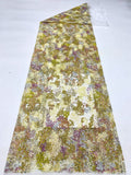 Geometric Mixed-Size Sequin Embroidered Fabric — fabric photo 6