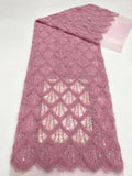 Rope & Bead Sequin Embroidery Fabric for Dresses — fabric photo 6