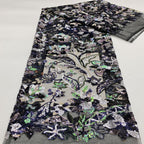 Colorful 2–5mm Sequin Embroidery Fabric — fabric photo 5