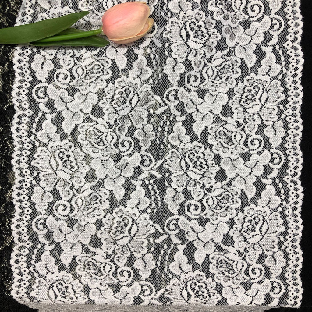 Large Floral Lace Trim 30 cm — fabric photo 5