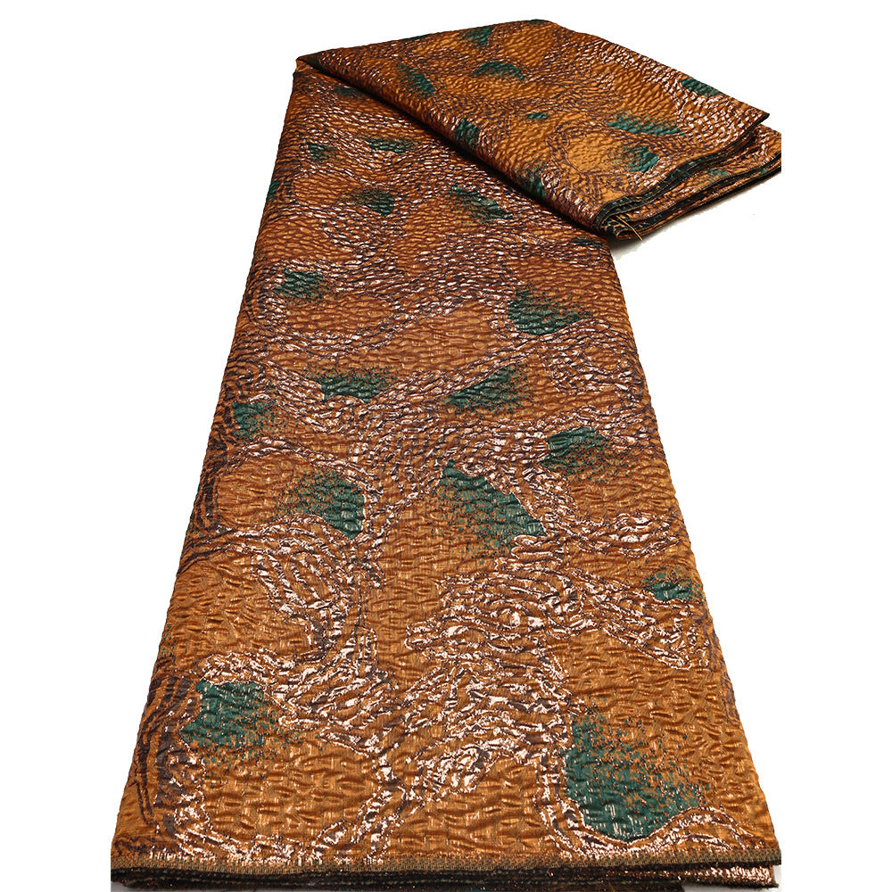 African Style Jacquard Fabric for Dresses — fabric photo 6