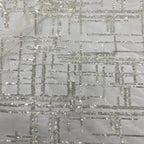Grid Base 3mm Laminated Sequin Fabric — fabric photo 3