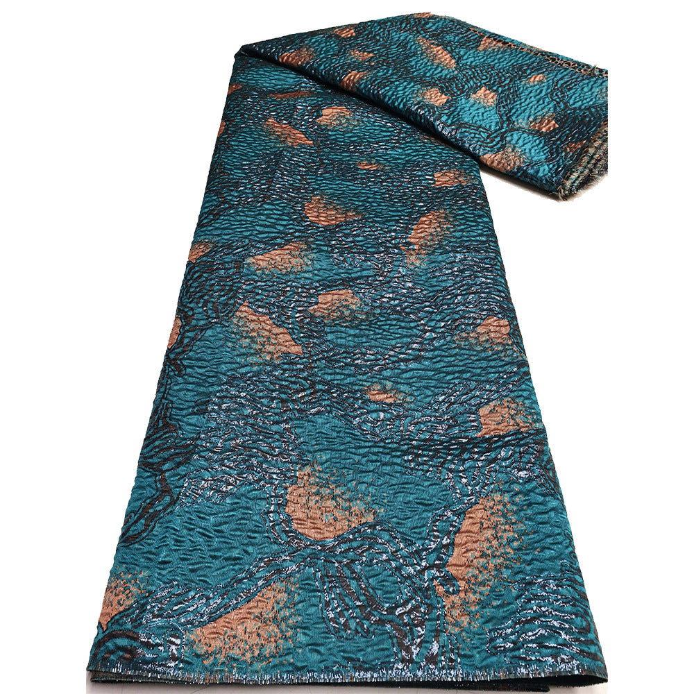 African Style Jacquard Fabric for Dresses — fabric photo 5