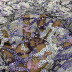 Multicolor 2/3/4/5 mm Layered Sequin Embroidered Tulle Mesh Fabric – Design 46399 — fabric photo 6