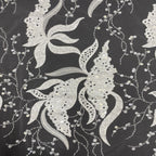 Sequin & Bugle-Bead Embroidered Bridal Fabric – Design 65119 — fabric photo 4