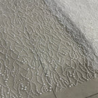 Oversized Foam Bead Embroidery Fabric for Gowns — fabric photo 4