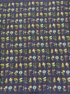 Multicolor Botanical Embroidery Fabric — fabric photo 6