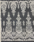 Dense Bead and 3/4mm Sequin Embroidery Fabric — fabric photo 6