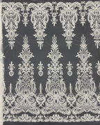 Dense Bead and 3/4mm Sequin Embroidery Fabric — fabric photo 6