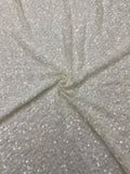 Multicolor 3 mm Sequin Embroidered Stretch Mesh Fabric — fabric photo 6