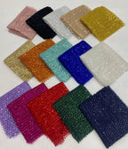 Figure-Eight Bead & 5mm Sequin Embroidery Fabric — fabric photo 4