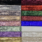Vertical Stripe 5mm Sequin Embroidery Fabric — fabric photo 3