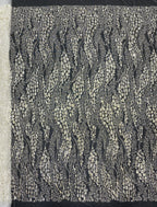 Heavy 3/4 mm Sequin & Bugle-Bead Embroidered Bridal Fabric – Design 43935 — fabric photo 6