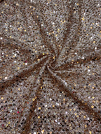 5 mm Sequin Embroidered Bridal Fabric – Design 20735 — fabric photo 2