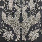 3D Sequin & Bubble-Bead Embroidered Bridal Fabric – Design 05951 — fabric photo 3