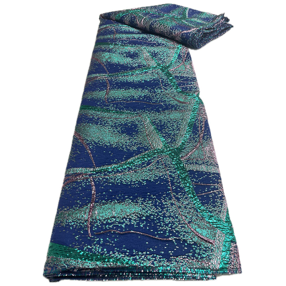 African Formalwear Jacquard Lace Fabric — fabric photo 4