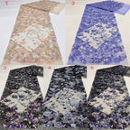 Multicolor 2–5mm Sequin Embroidered Fabric — fabric photo 2