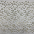 Sequin & Silver-Thread Embroidered Bridal Fabric – Design 02015 — fabric photo 5