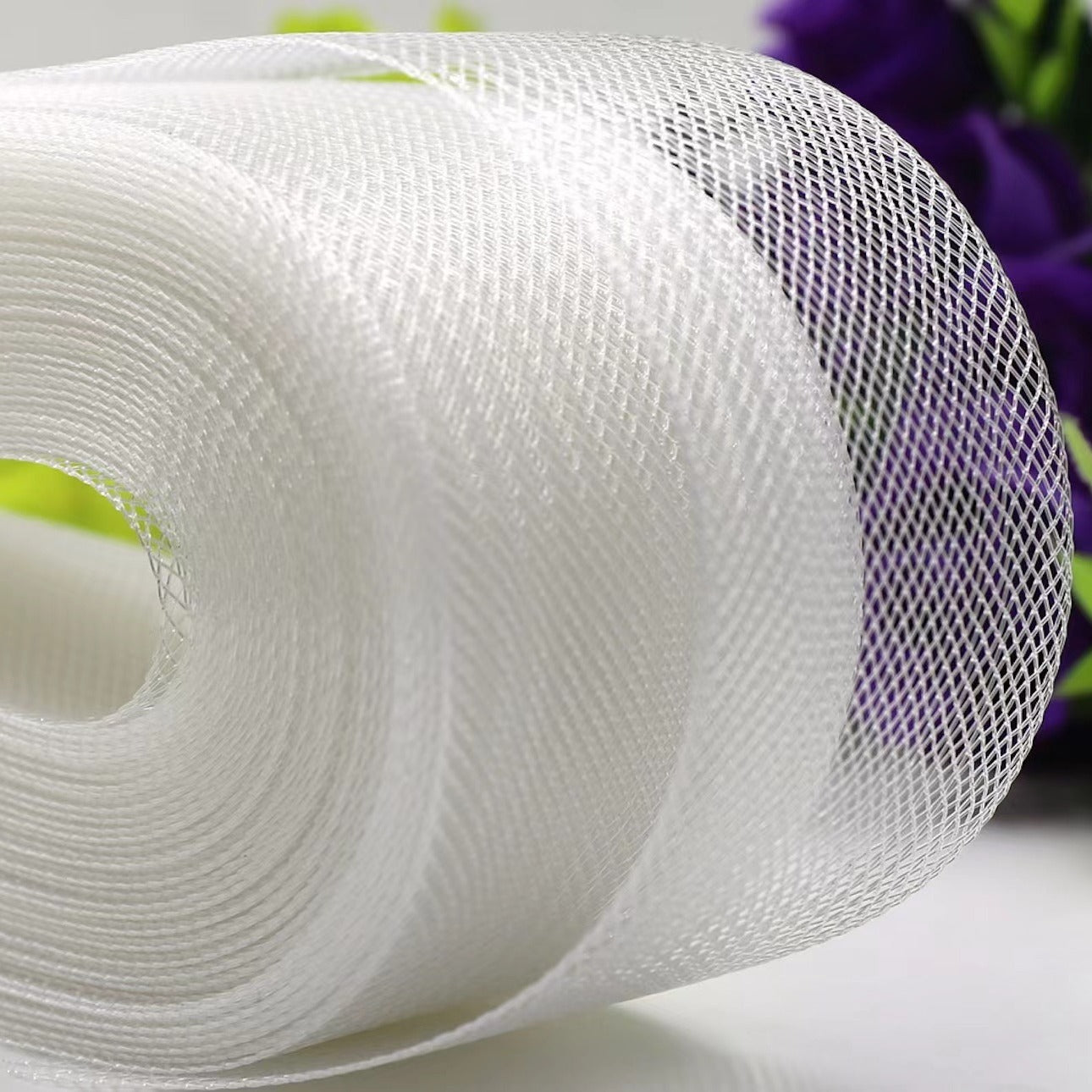 Multicolor Fishbone Elastic Mesh - Stretch for Dance Costumes & Linings