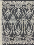 Court-Inspired Bead Sequin Embroidery Fabric — fabric photo 6
