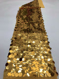 Oversized 25mm Geometric Sequin Bead Fabric — fabric photo 6