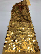 Oversized 25mm Geometric Sequin Bead Fabric — fabric photo 6