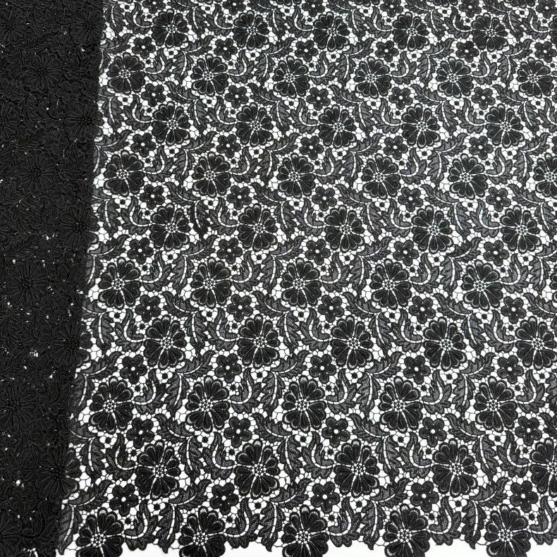 3D Embroidered Guipure Lace Fabric – Design 15711