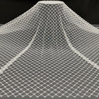 Diamond Bead & Foam Bead Embroidered Fabric — fabric photo 3