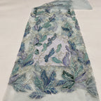 Botanical Sequin & Printed Bridal Fabric – Design 29503 — fabric photo 2