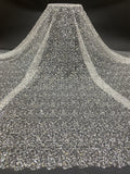 Specialty Shaped Sequin & Bead Embroidery Fabric — fabric photo 6
