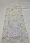Heavy Disc Foam Bead Sequin Embroidered Fabric — fabric photo 6