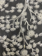 Botanical Sequin & Bugle-Bead Embroidered Bridal Fabric – Design 11647 — fabric photo 3