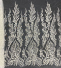 Sequin & Bubble-Bead Embroidered Bridal Fabric – Design 21887 — fabric photo 6