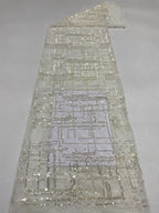 Grid Base 3mm Laminated Sequin Fabric — fabric photo 6