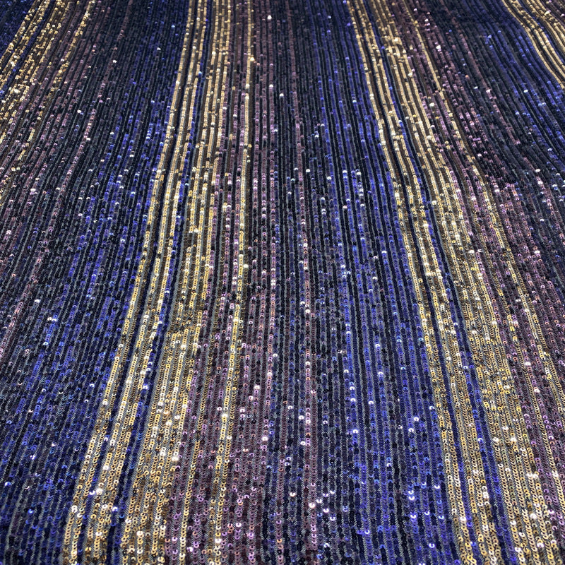 Stretch Mesh with 3mm Thread Sequin Embroidery — fabric photo 4